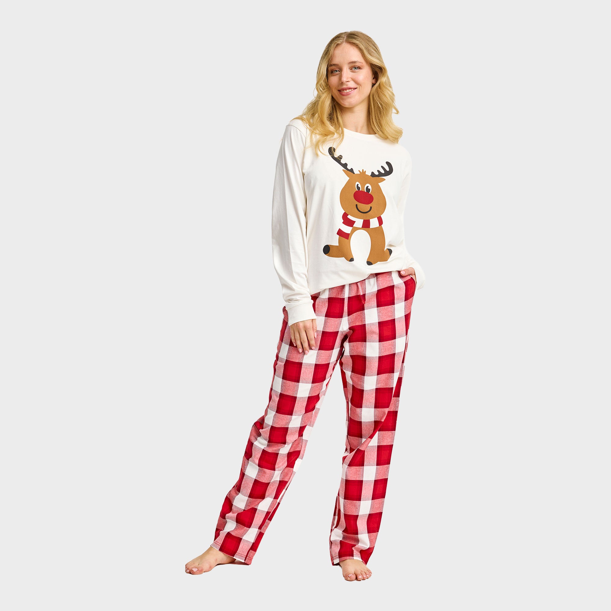 Flannel Julebukser - Dame